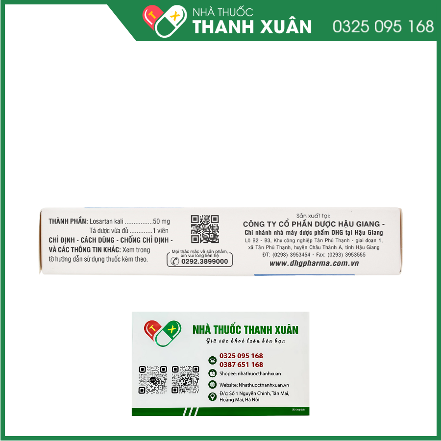 Lipcor 50 điều trị tăng huyết áp